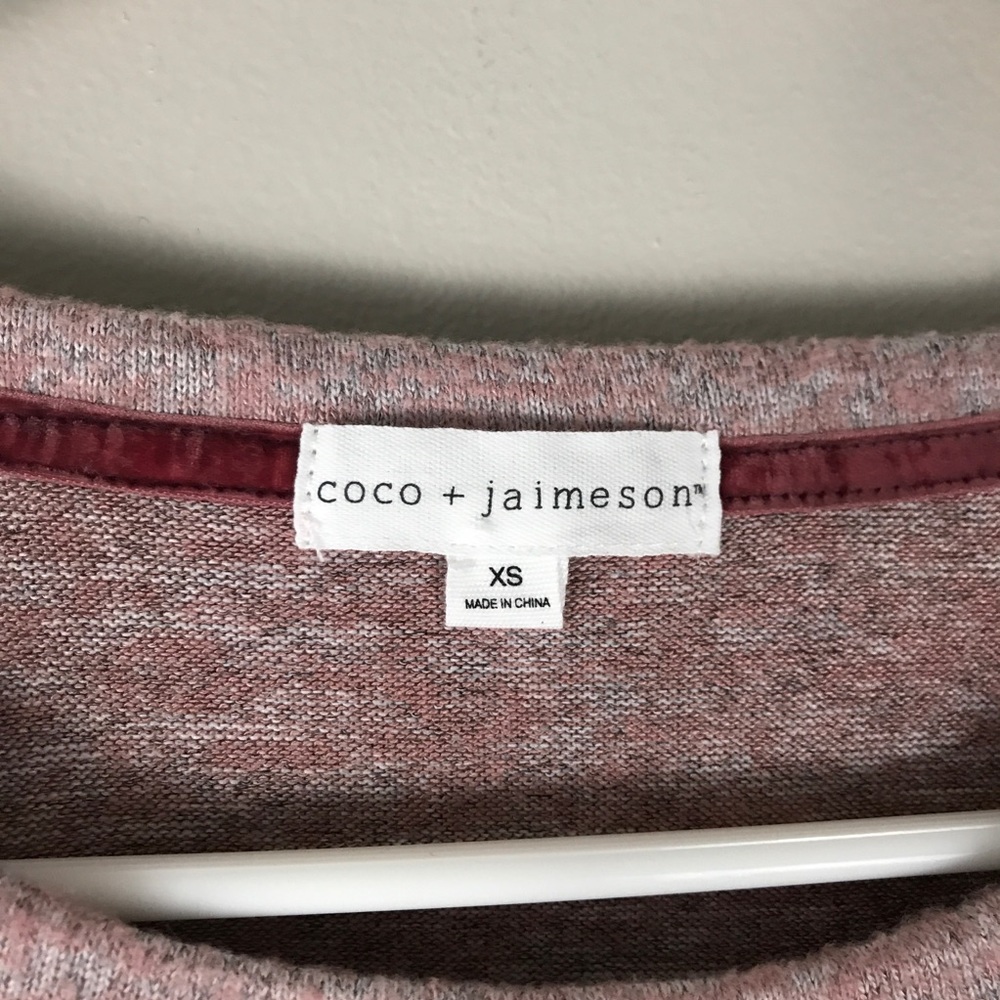 Coco jaimeson Pink Lace soft sweater oversized XS - Picture 3 of 6